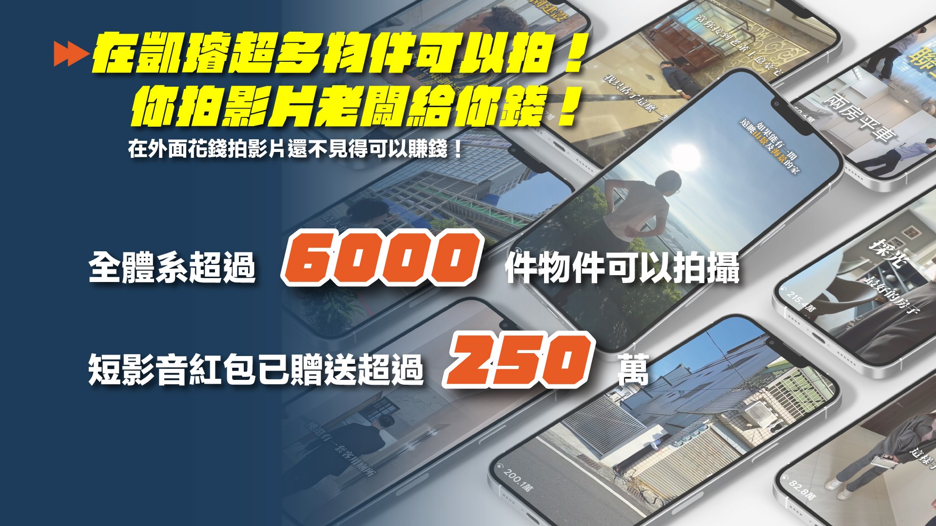 凱璿自媒體房仲可使用的案件拍攝與短影音資源